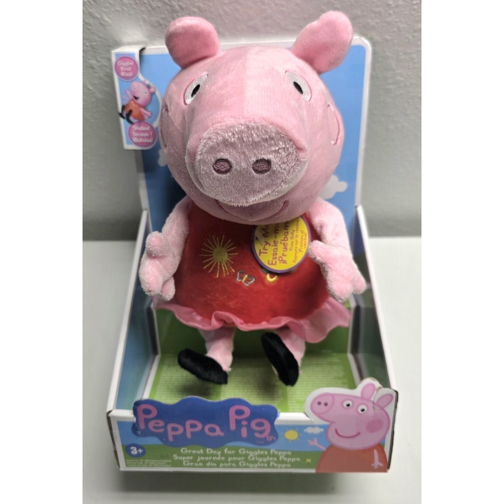 Peppa Pig Great Day for Giggles Peppa 9-inch Plush with Music ...